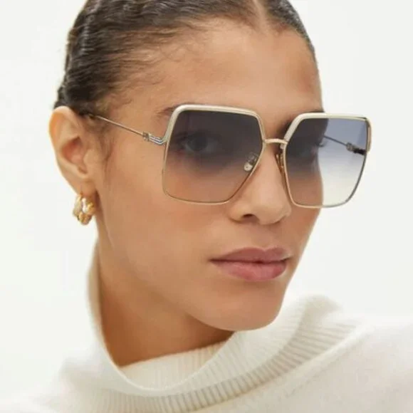 ?️ New Dior EVERDIOR S1U B0A1 Sunglasses - Gold Frame 